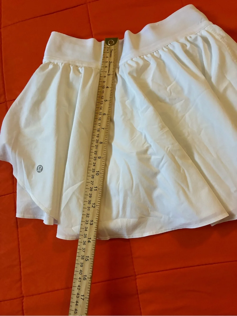 Lululemon Skort Womens 4 White Gym & Running Tenis Casual